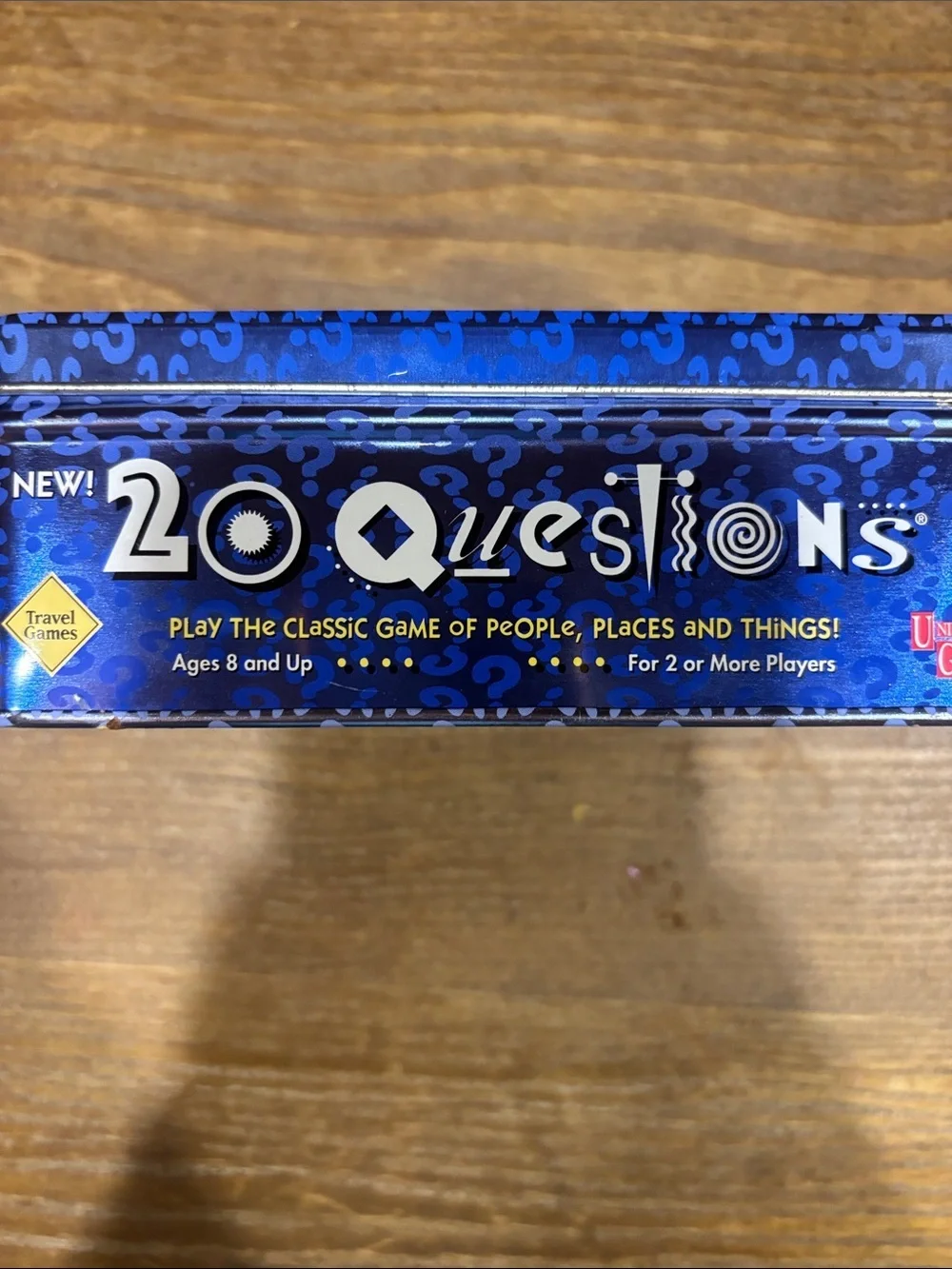20 Questions Travel Game - Blue Tin